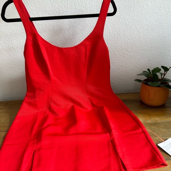 ASOS Red Sleeveless Cocktail Mini Dress - Picture 4 of 12